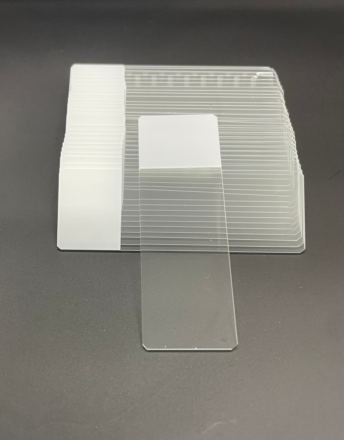 Microscope Slides – Frosted, Ground Edges, 25x75mm, Pack of 72 - Optimal Scientific