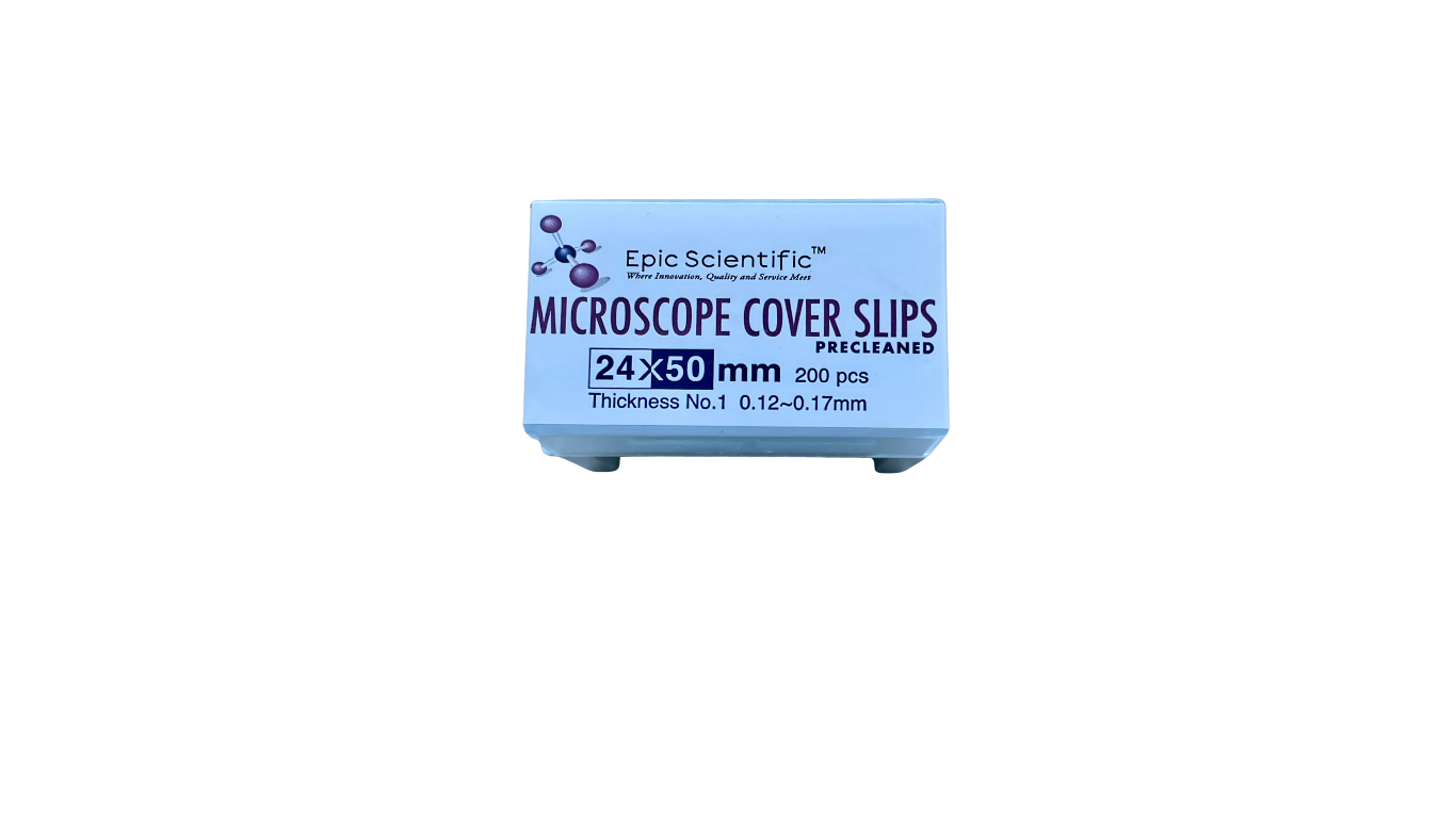 Coverslips, glass 24x50mm (case) - Optimal Scientific
