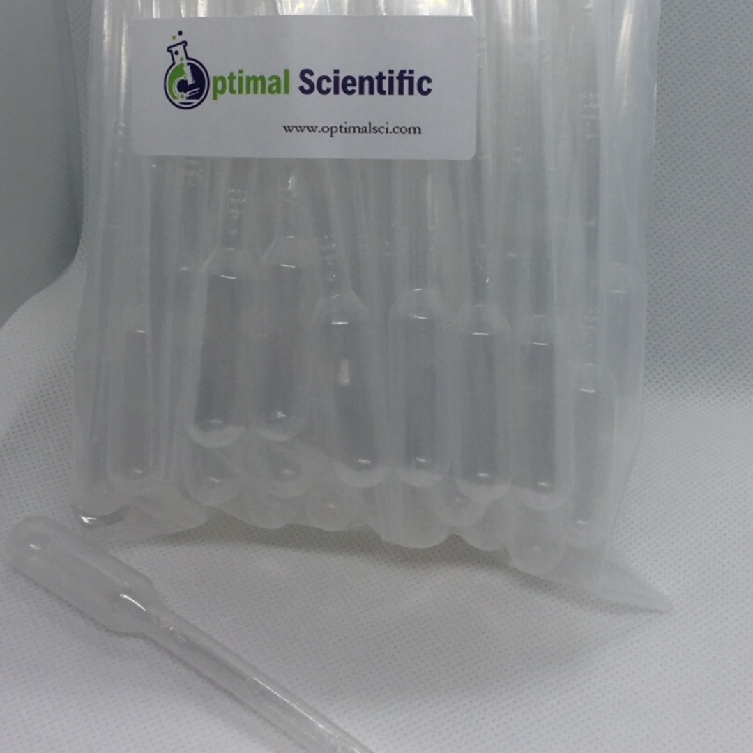 Transfer Pipettes Disposable Dropper - Various sizes, Graduated - Optimal Scientific